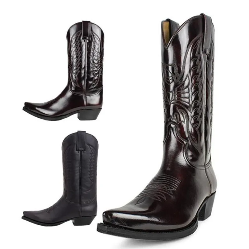 Western Cowgirl Boot - Cowboy Men Women Country Vintage Knight