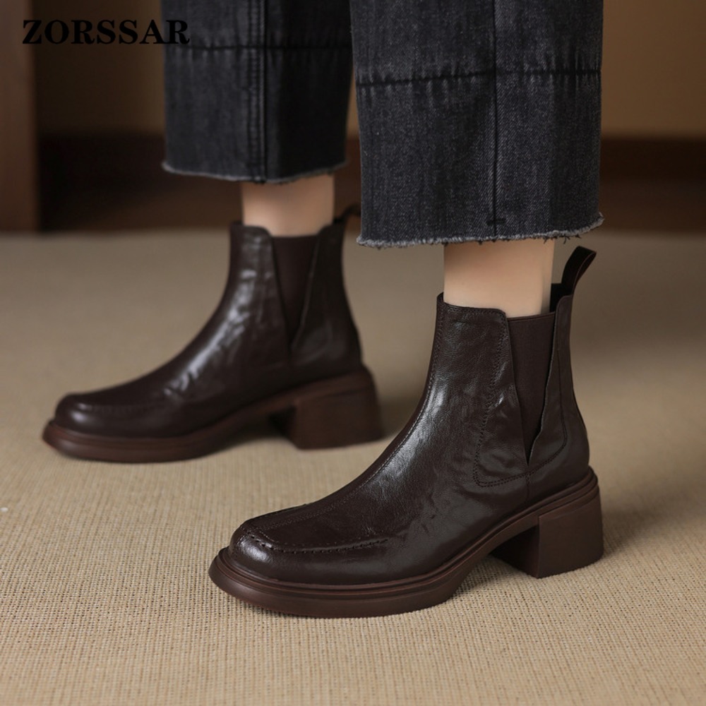 Women'S Shoes Big Feet - Zorssar Big Size 34-43 Cow Leather