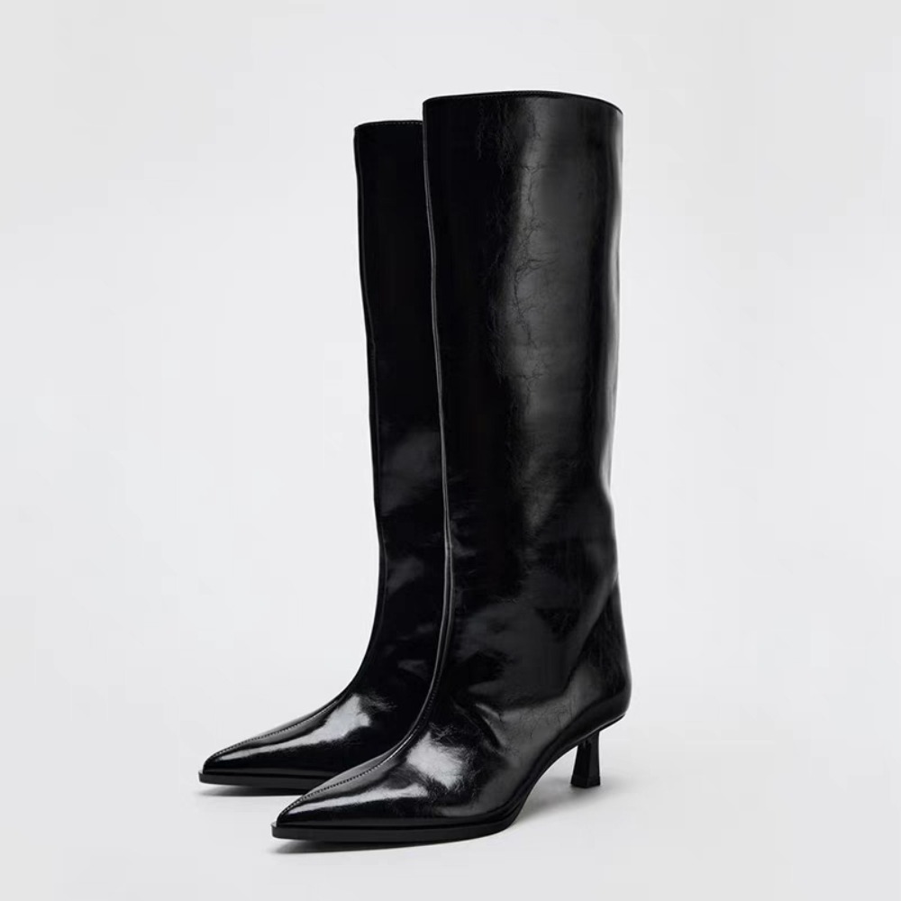 Women'S Shoes Wide Width - 2026 Wide Boot Tube Pointed Toe