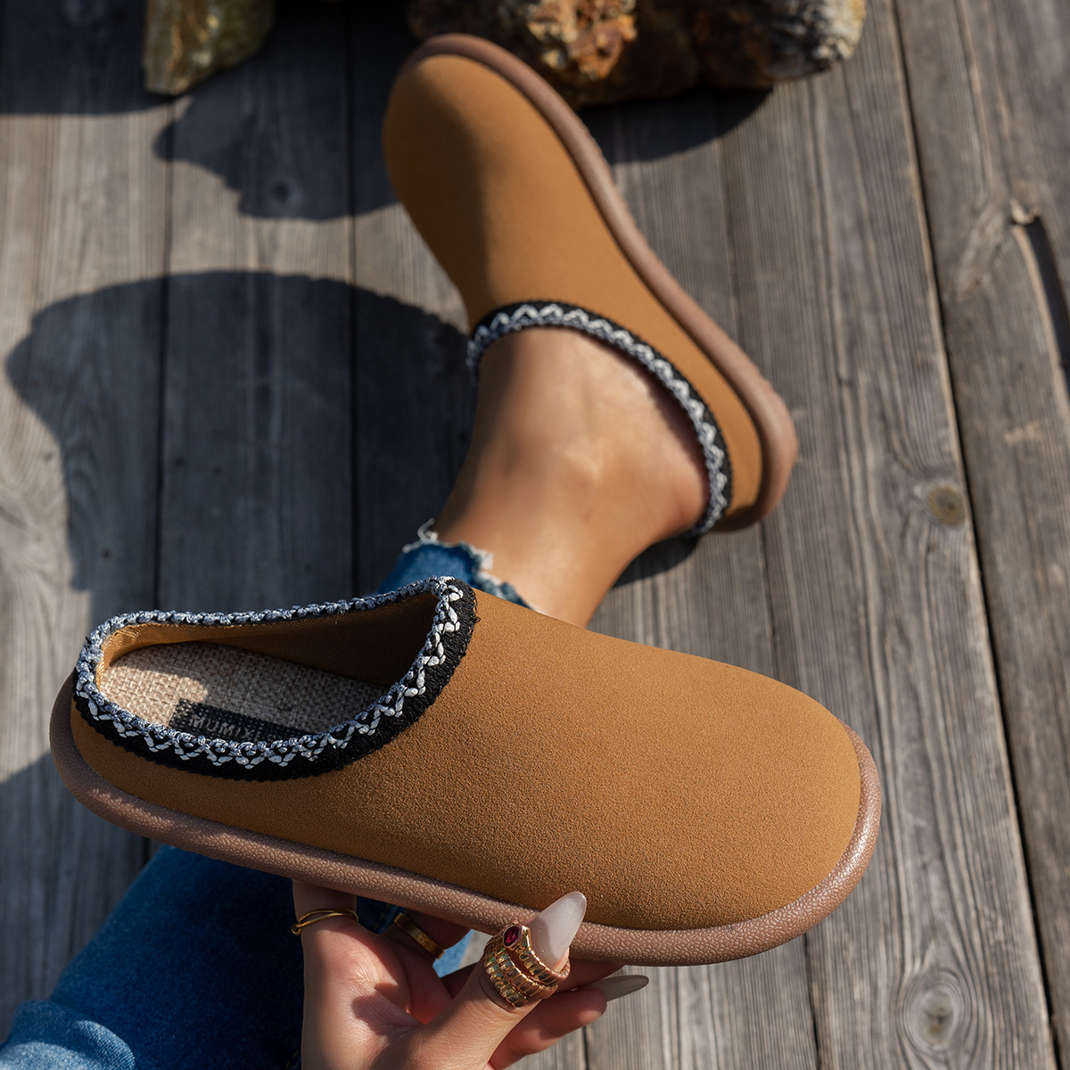 Women's 2025 Embroidered Slipp - Women'S Shoes Wide Width recension och pris