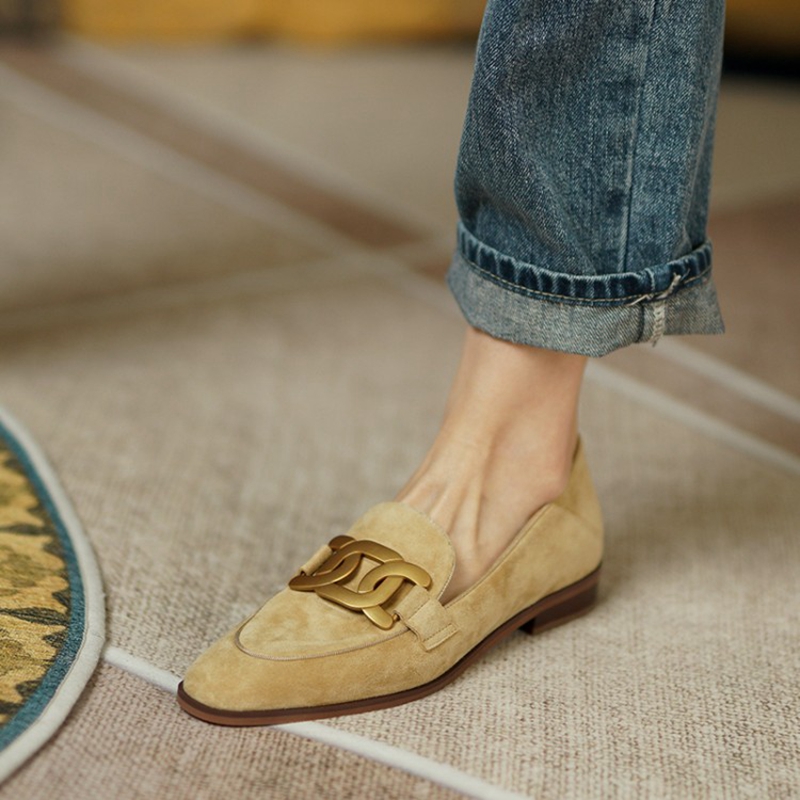 Suede Leather Women Loafers Sp - Women'S Heels recension och pris
