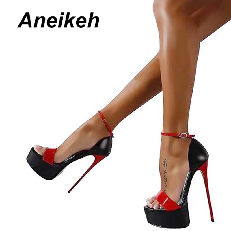Aneikeh 2026 Fashion Peep Toe  - Women'S Shoes Big Feet recension och pris