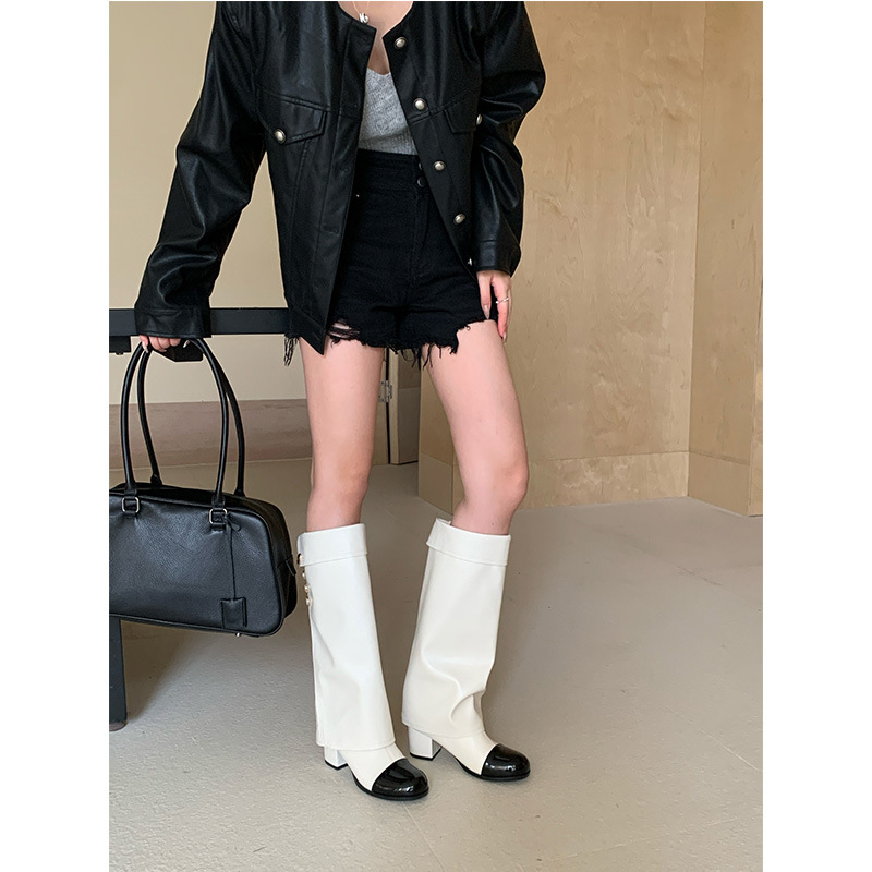 French style small fragrant ro - Sock Boot Women recension och pris