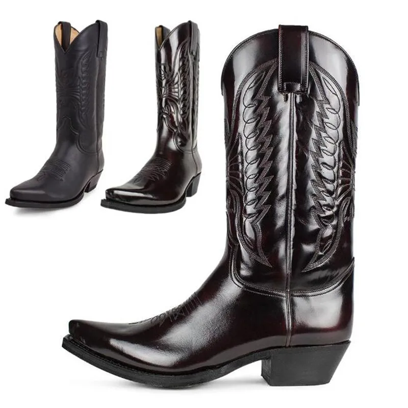 Cowboy Men Women Country Vinta - Western Cowgirl Boot recension och pris