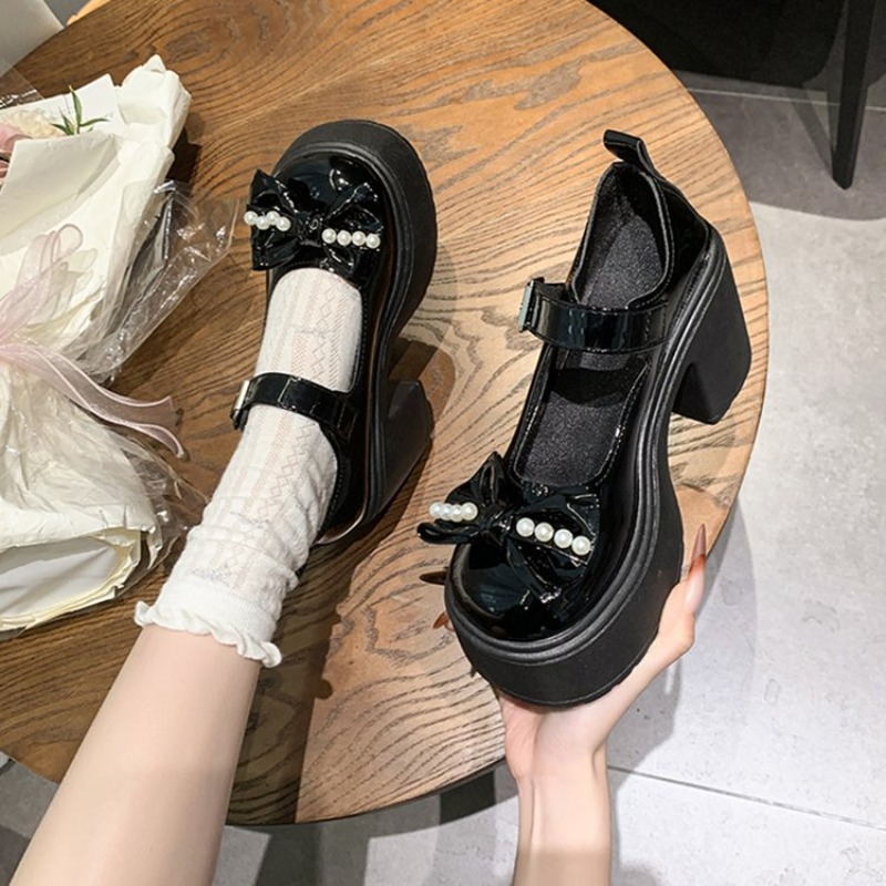 2026 Lolita Shoes Black Super  - Women'S Heels recension och pris