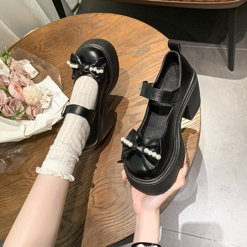 2026 Lolita Shoes Black Super  - Women'S Heels recension och pris