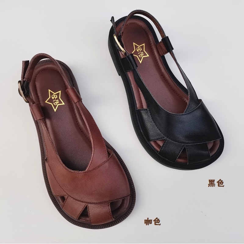 Careaymade-Genuine Leather wid - Women'S Shoes Big Feet recension och pris