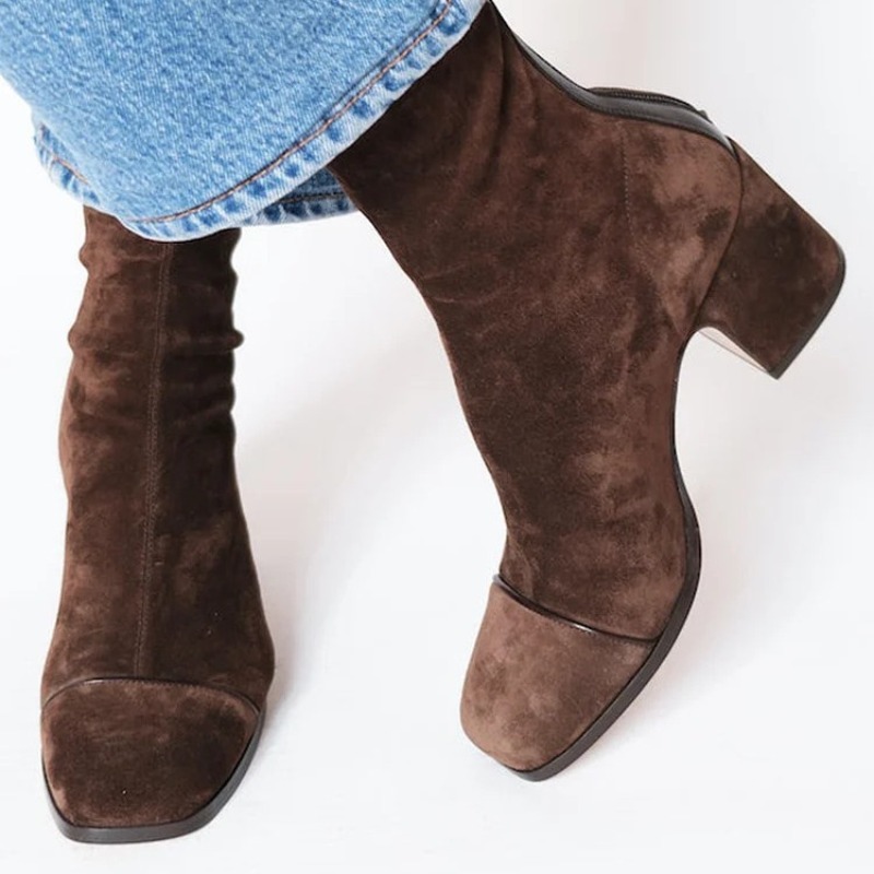 Suede Leather Women's Boots Po - Western Cowgirl Boot recension och pris