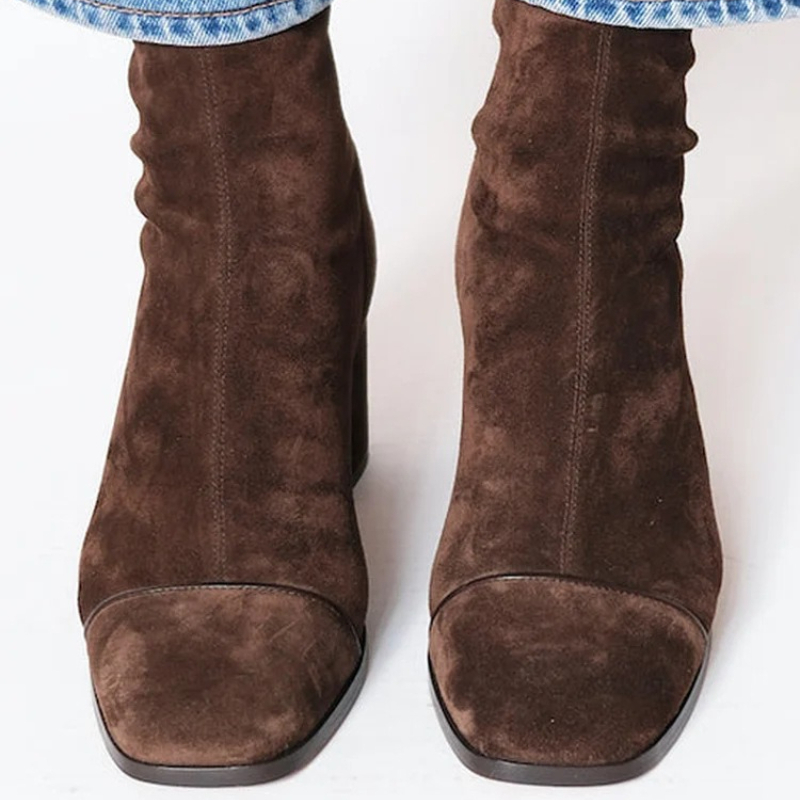 Suede Leather Women's Boots Po - Western Cowgirl Boot recension och pris