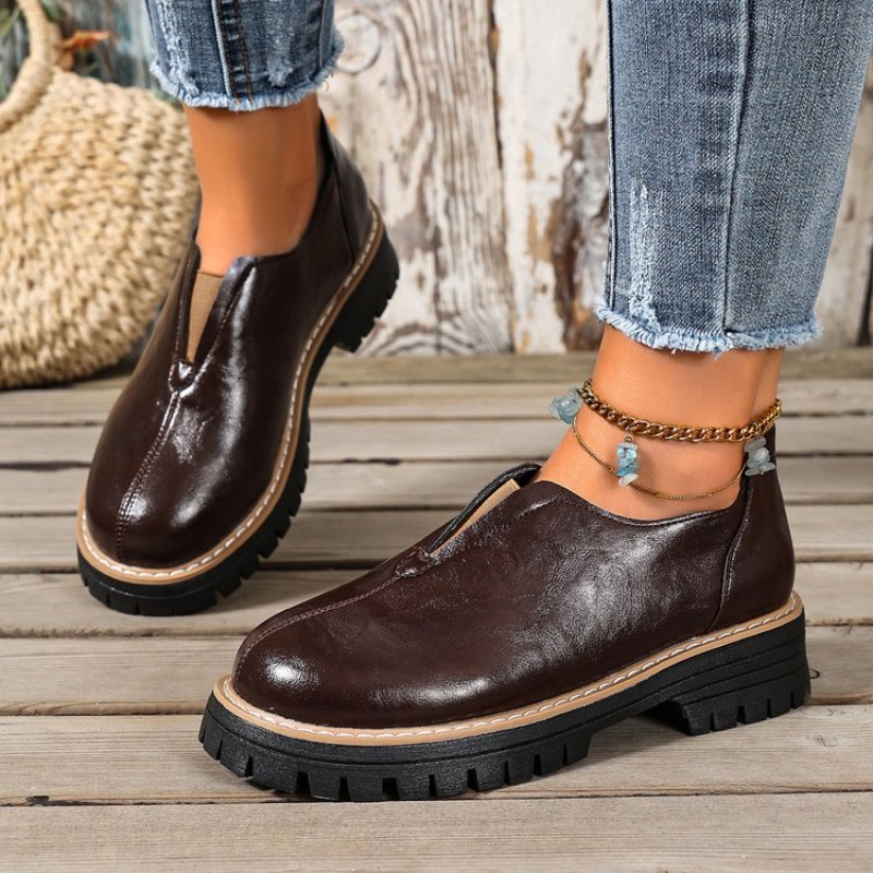 Retro British Style Women's Sh - Women Shoes Loafers recension och pris