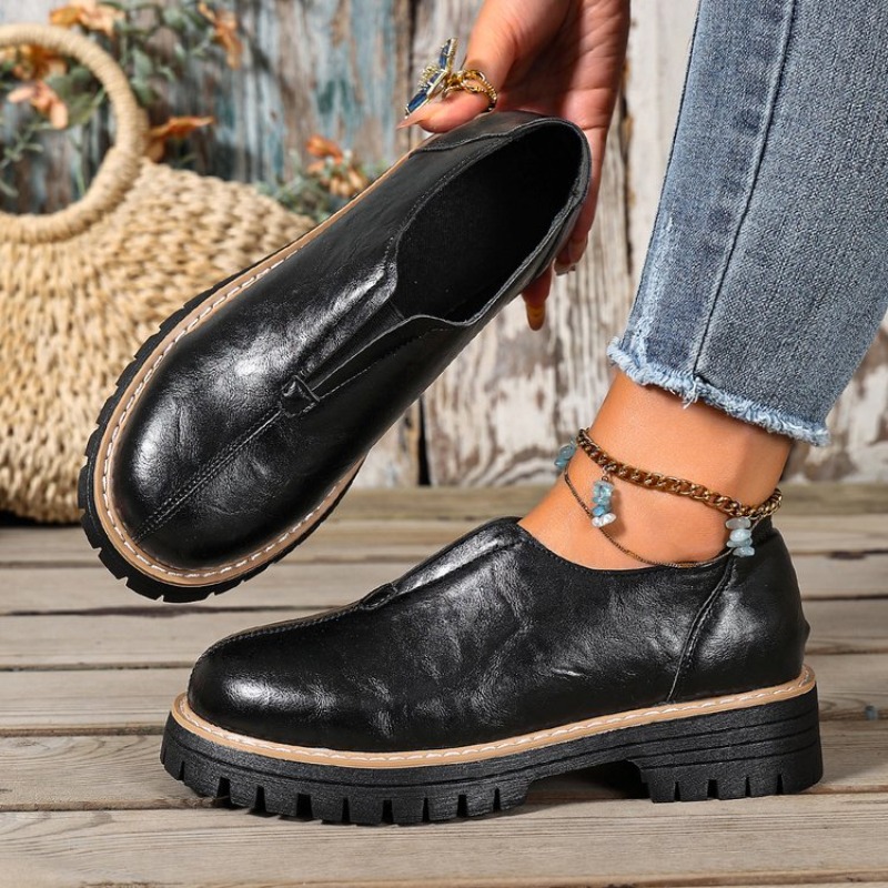 Retro British Style Women's Sh - Women Shoes Loafers recension och pris