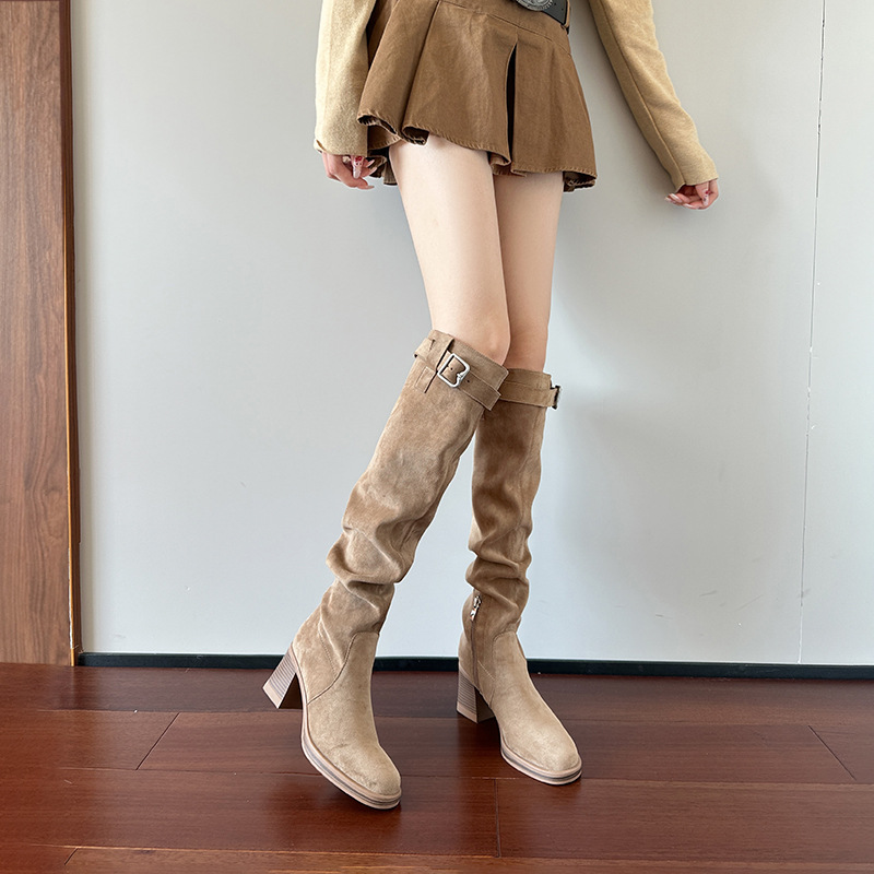 High heeled knee high boots fo - Sock Boot Women recension och pris