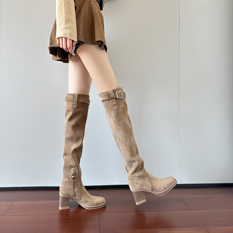 High heeled knee high boots fo - Sock Boot Women recension och pris
