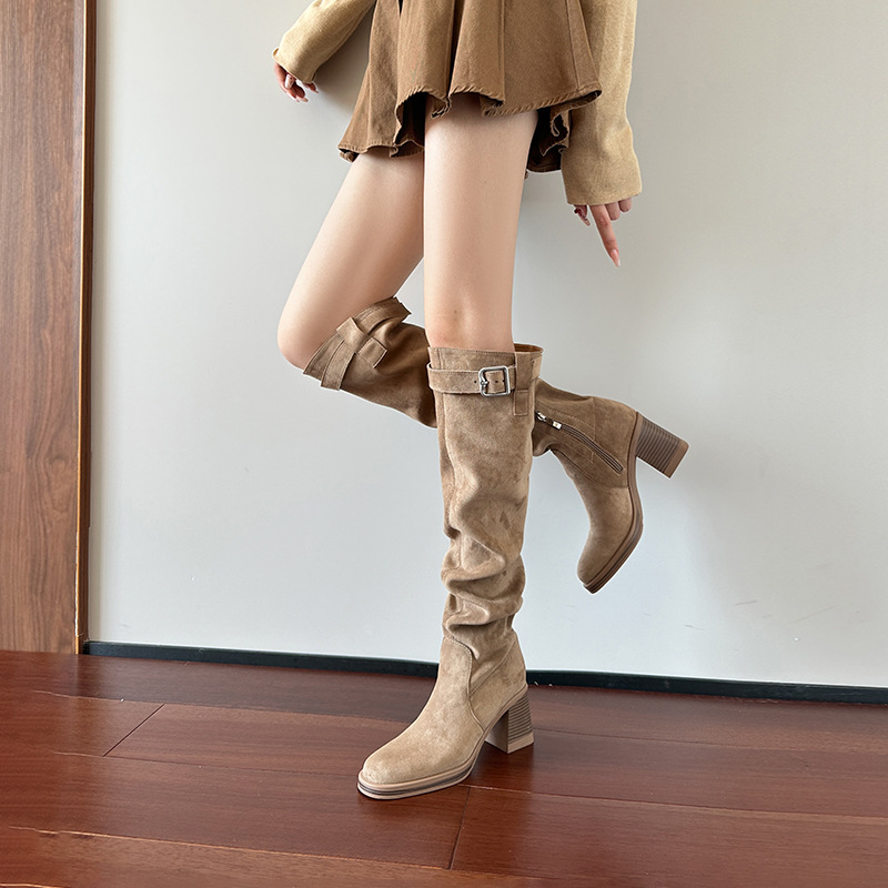 High heeled knee high boots fo - Sock Boot Women recension och pris