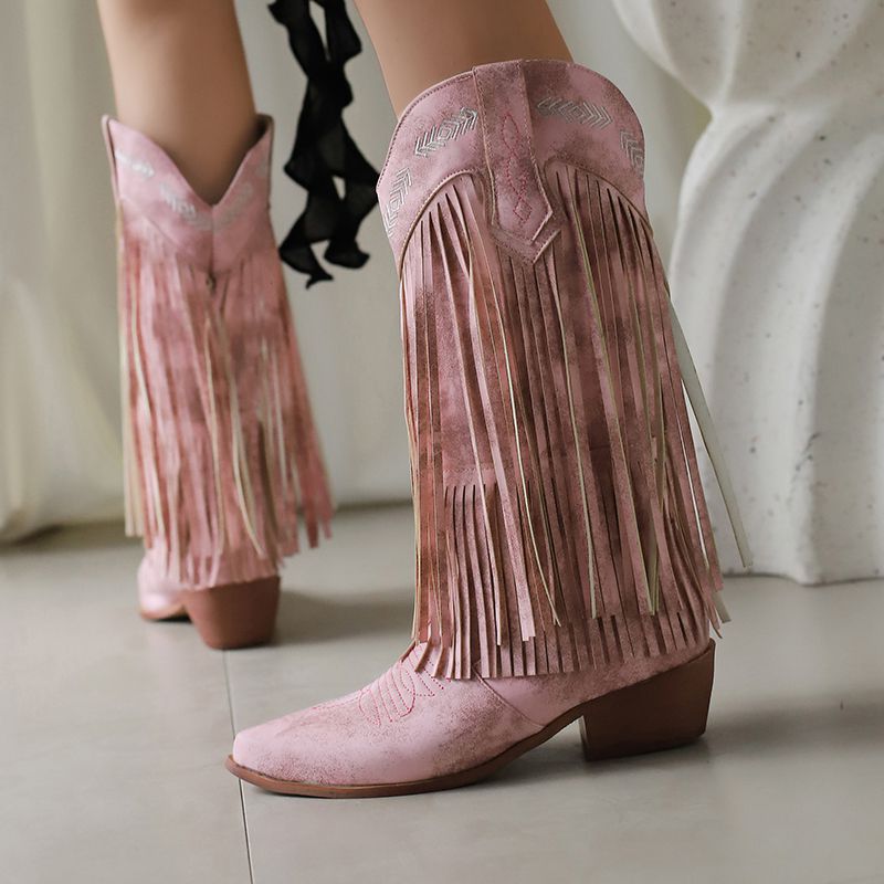 Girseaby Fringe Slip On Wester - Western Cowgirl Boot recension och pris
