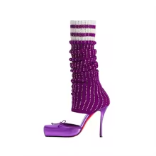 Butterfly-Kont Square Toe Knee - Sock Boot Women recension och pris